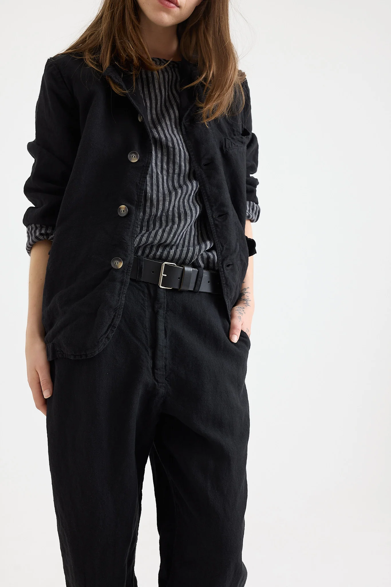 Metta - Dominique Blazer - Mid Weight Linen - Image 9