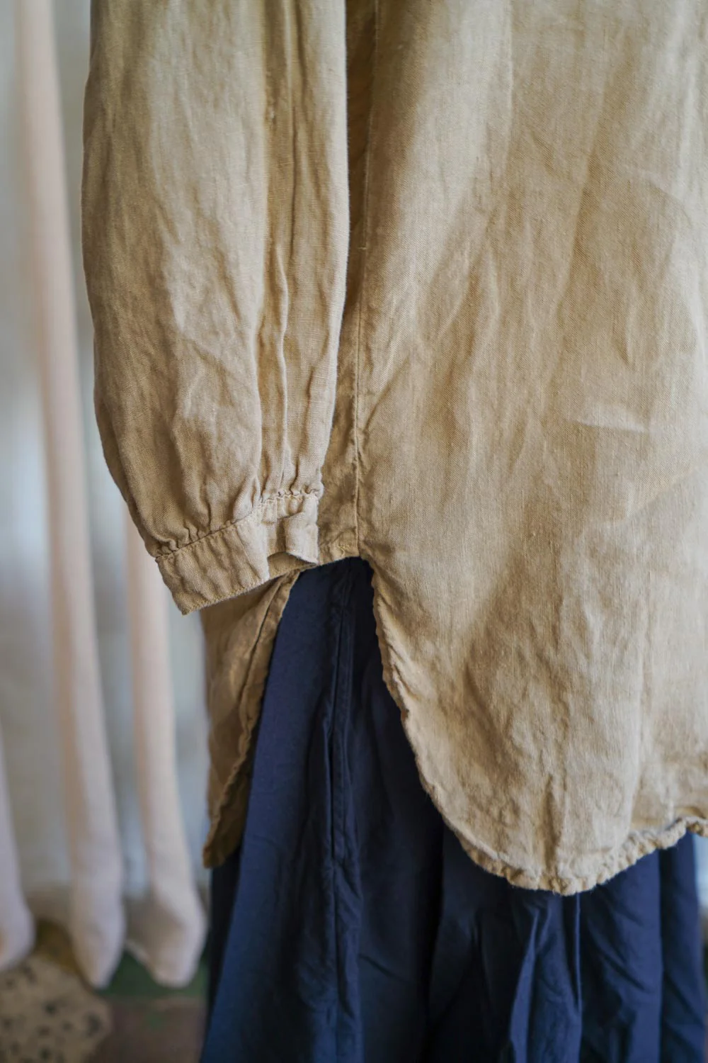 Metta - Francoise French Shirt - Light Linen - Image 10