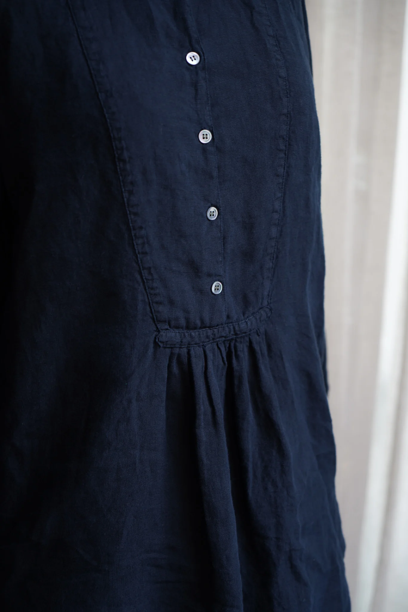 Metta - Francoise French Shirt - Light Linen - Image 5