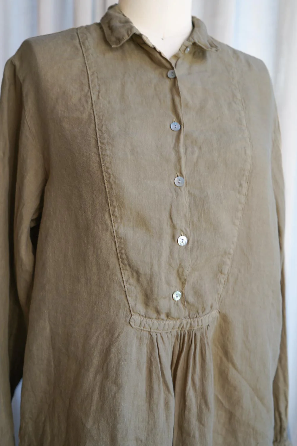 Metta - Francoise French Shirt - Light Linen - Image 7