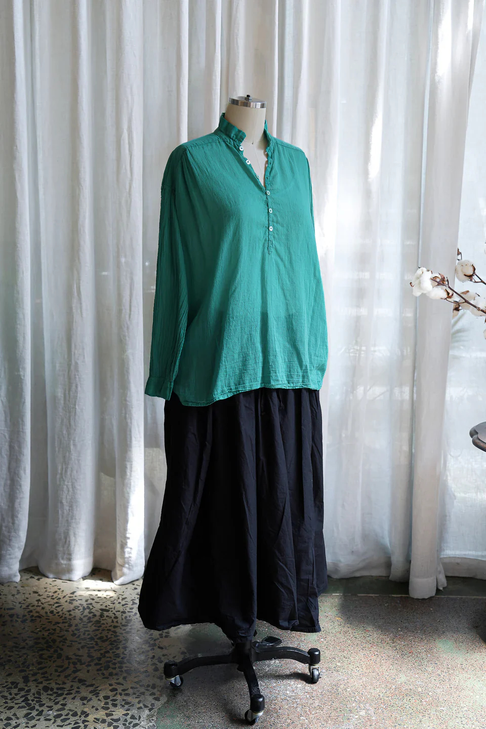 Metta - Hill Shirt - Cotton Voile - Image 7