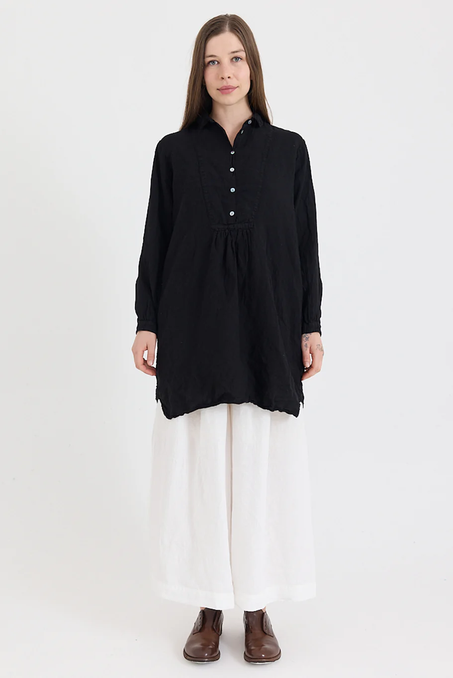 Metta - Hosta Wide Leg Pant - Light Linen - Image 3