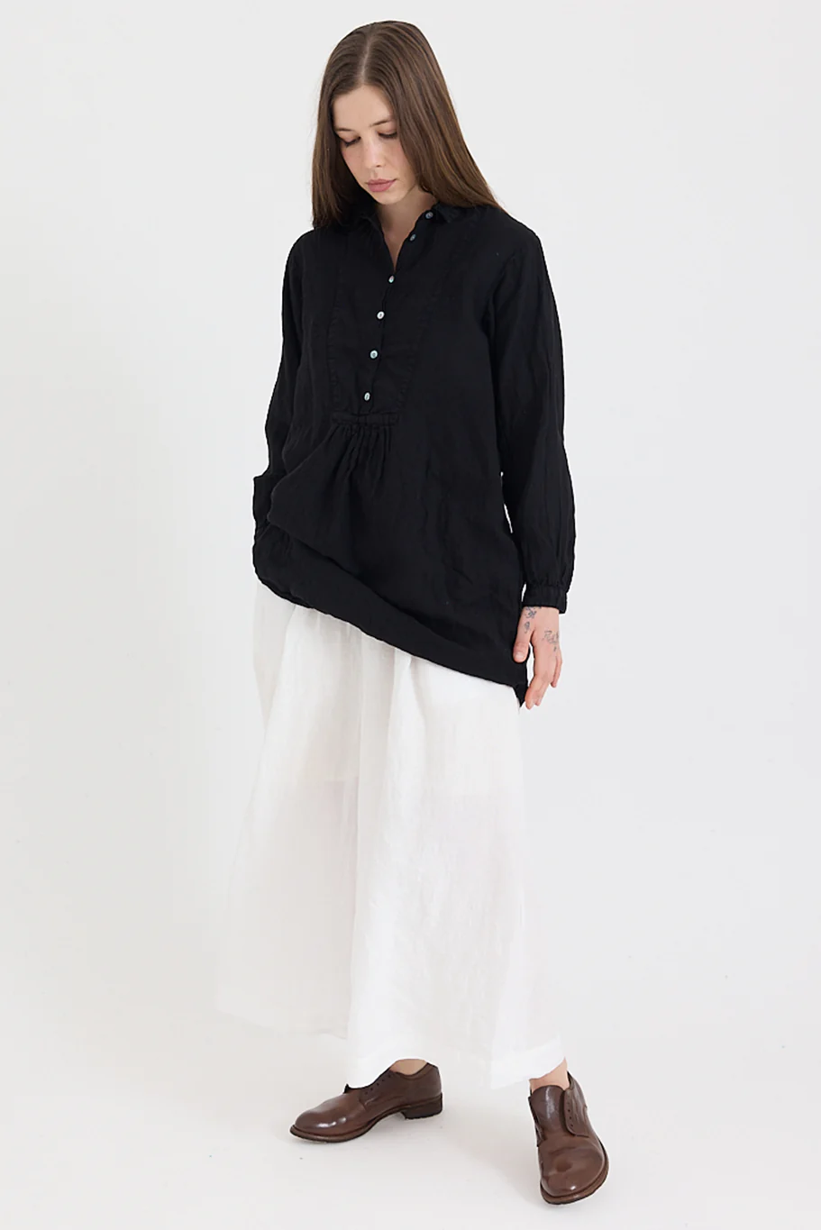 Metta - Hosta Wide Leg Pant - Light Linen - Image 4