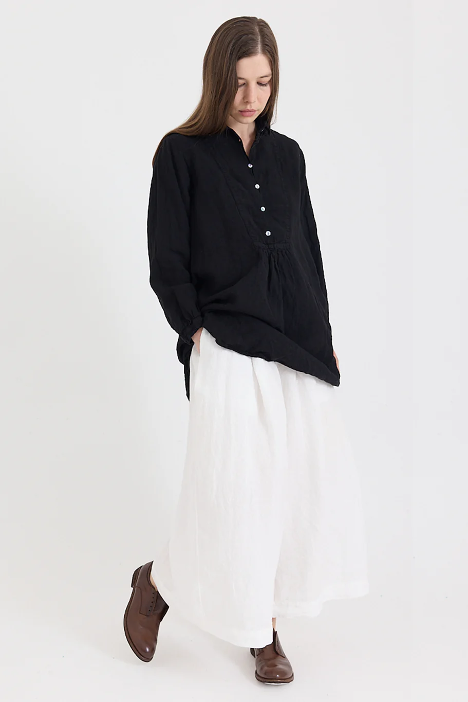 Metta - Hosta Wide Leg Pant - Light Linen - Image 7