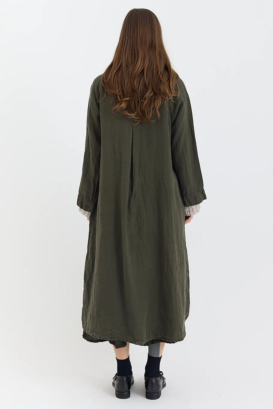 Metta - Linden Shirt Dress - Light Linen - Image 6