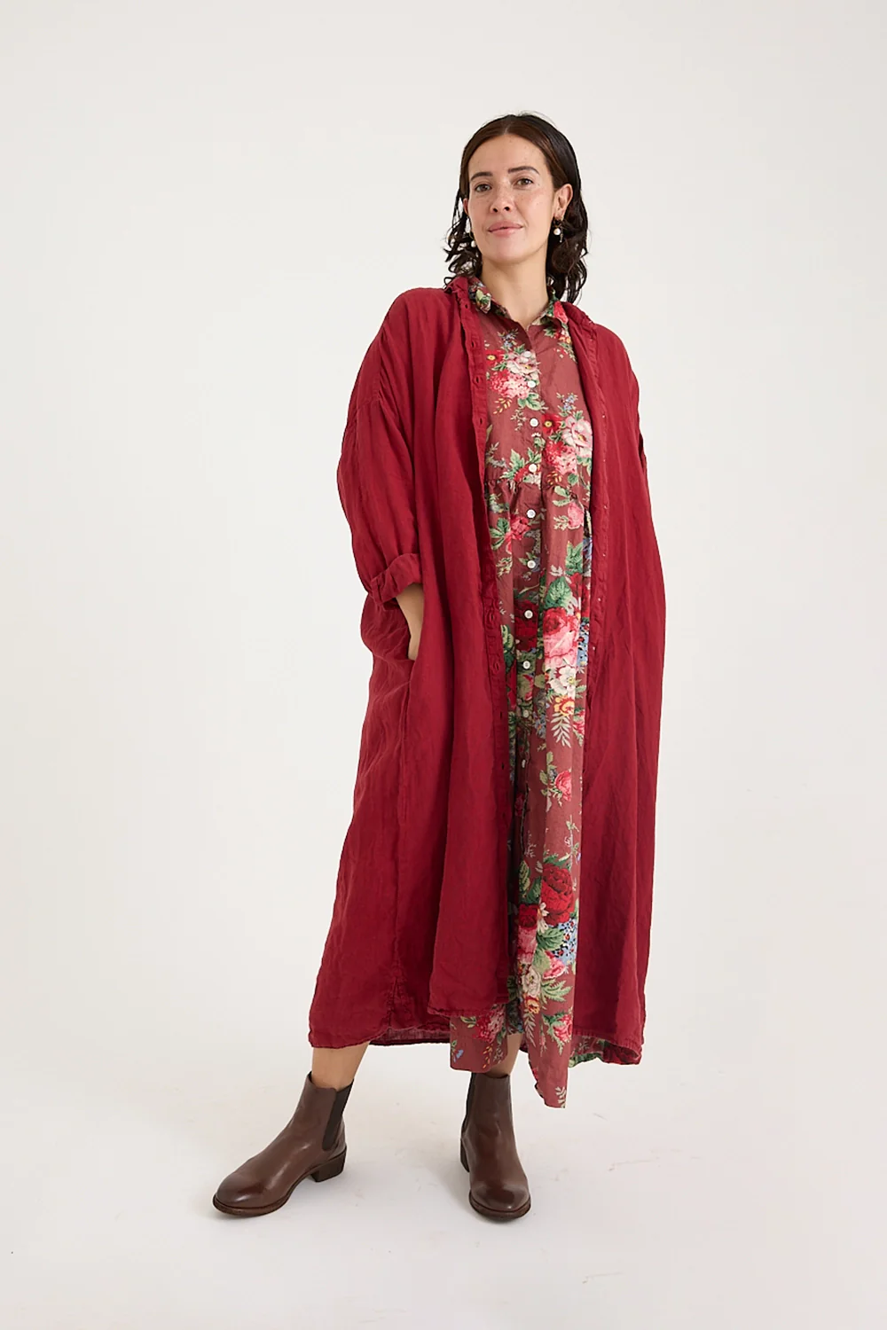 Metta - Ophelia Shirt Dress - Light Linen - Image 12
