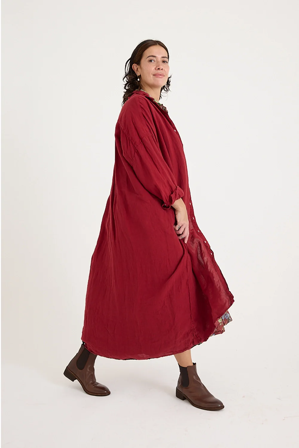 Metta - Ophelia Shirt Dress - Light Linen - Image 13