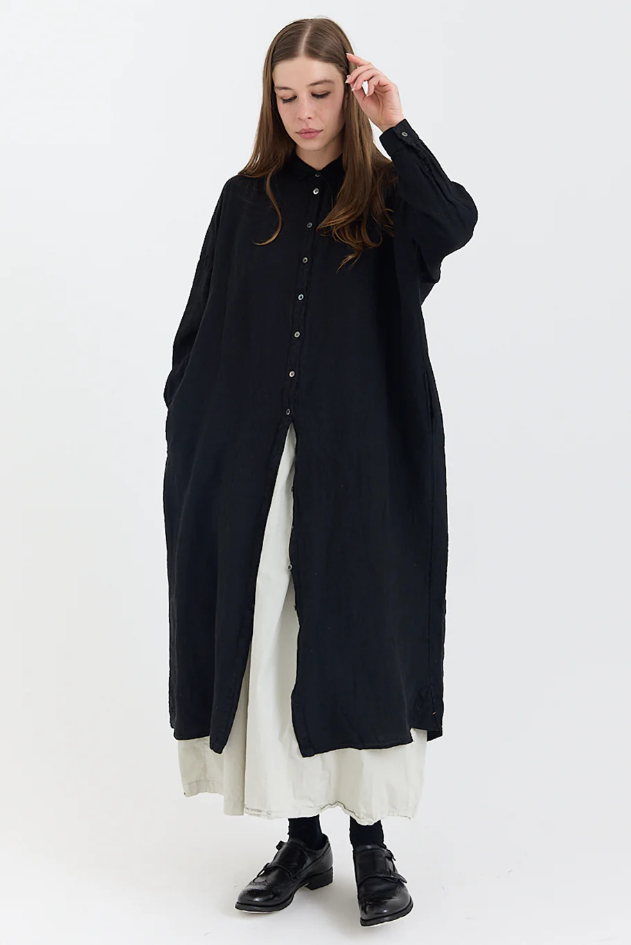 Metta - Ophelia Shirt Dress - Light Linen - Image 17