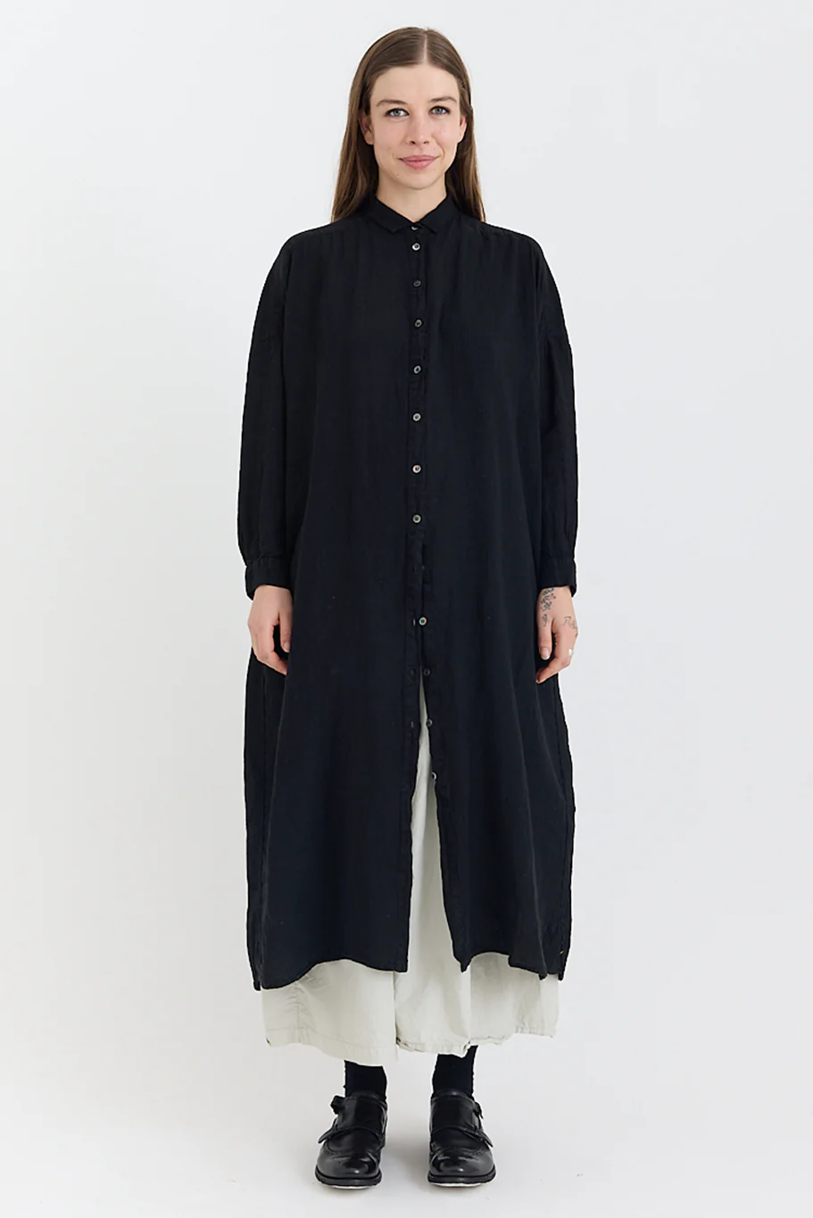 Metta - Ophelia Shirt Dress - Light Linen - Image 18