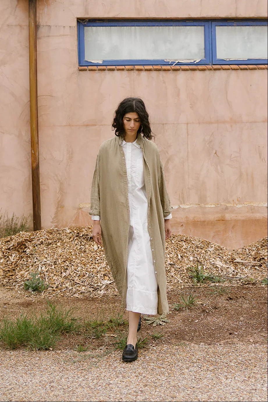 Metta - Ophelia Shirt Dress - Light Linen - Image 3