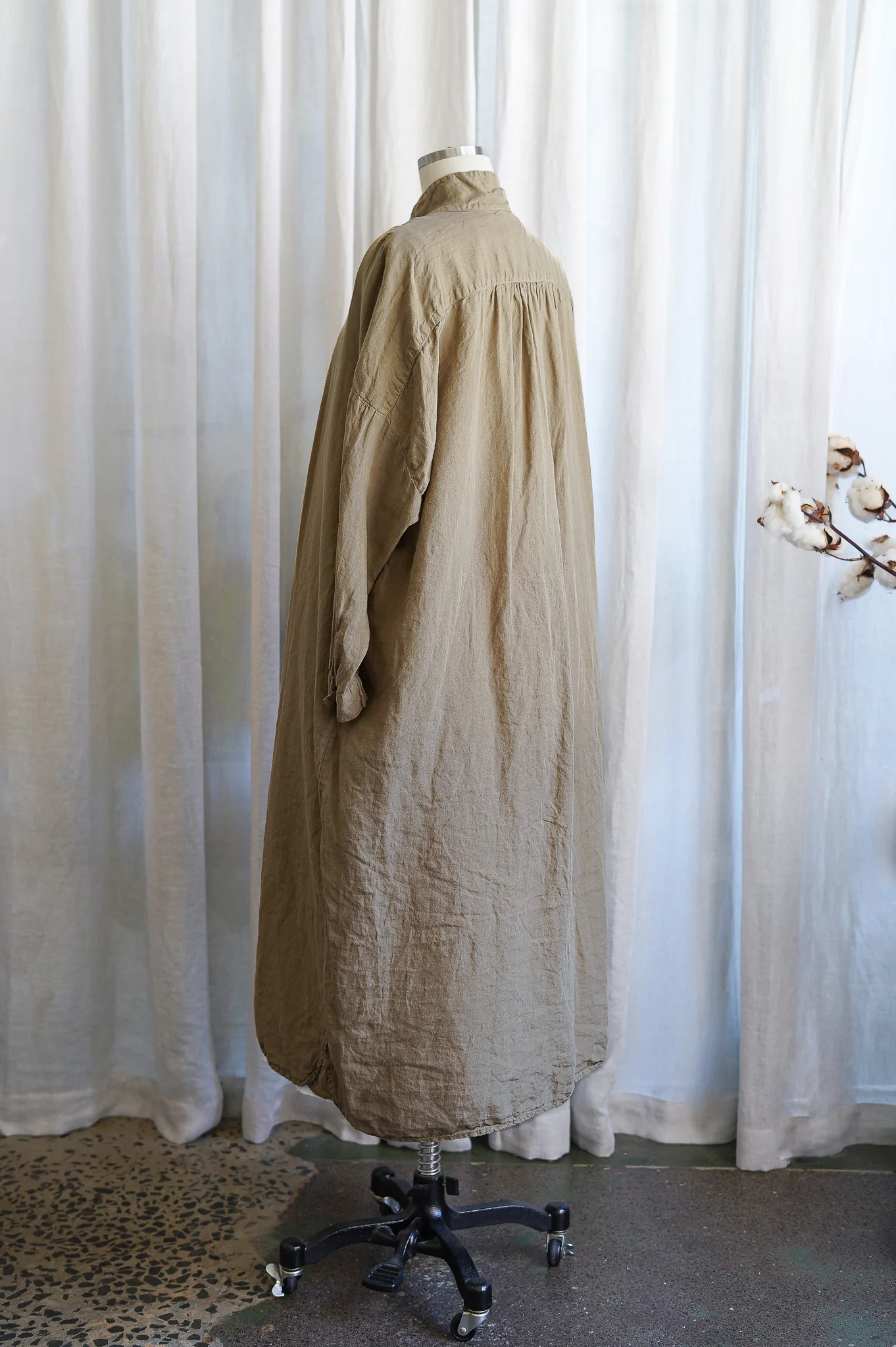 Metta - Ophelia Shirt Dress - Light Linen - Image 6