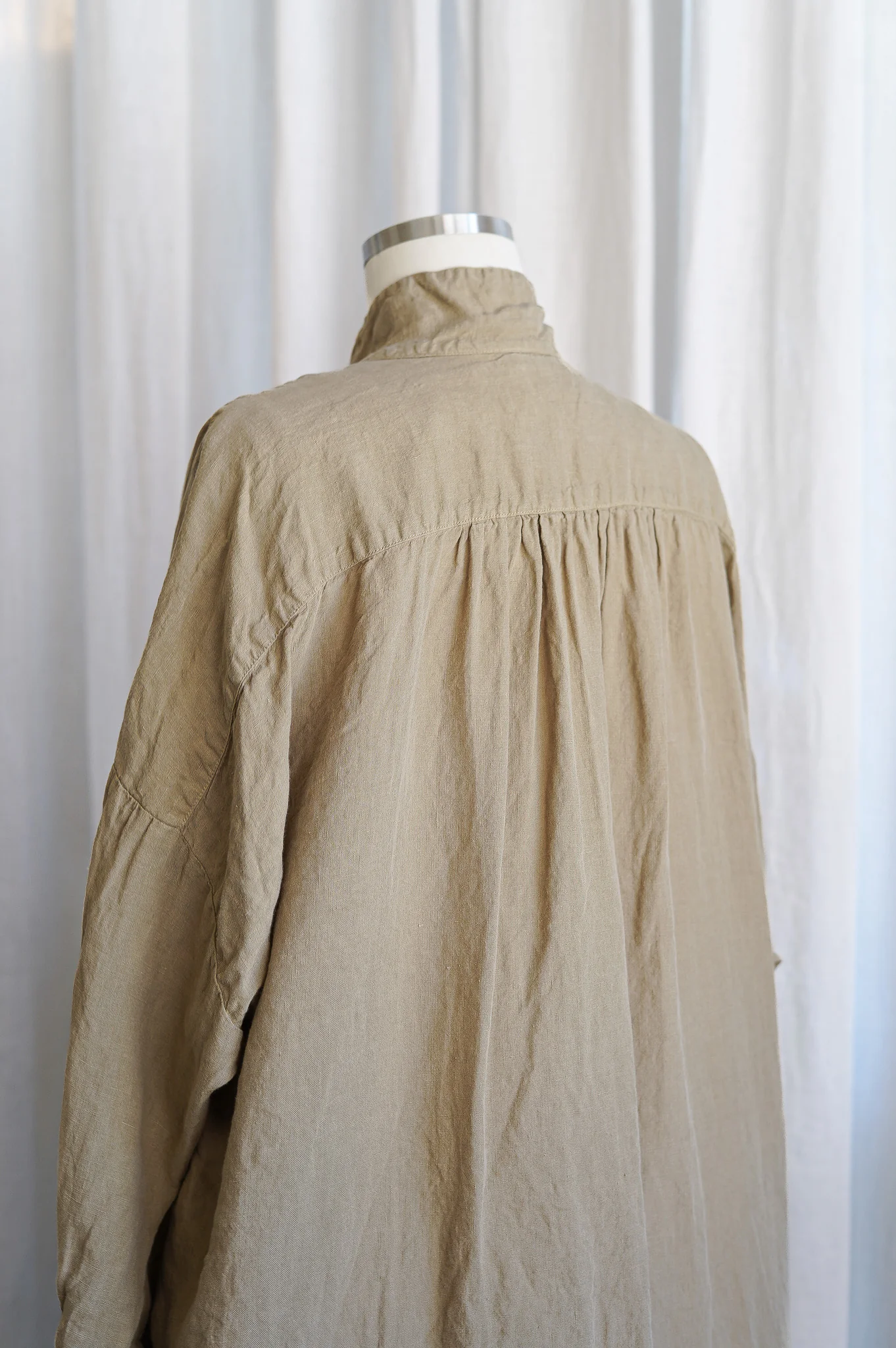 Metta - Ophelia Shirt Dress - Light Linen - Image 7