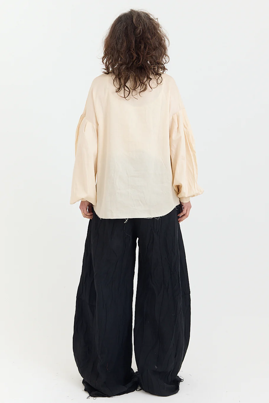 Archivio J.M. Ribot - AWSH01/KI Collarless Shirt - Image 6