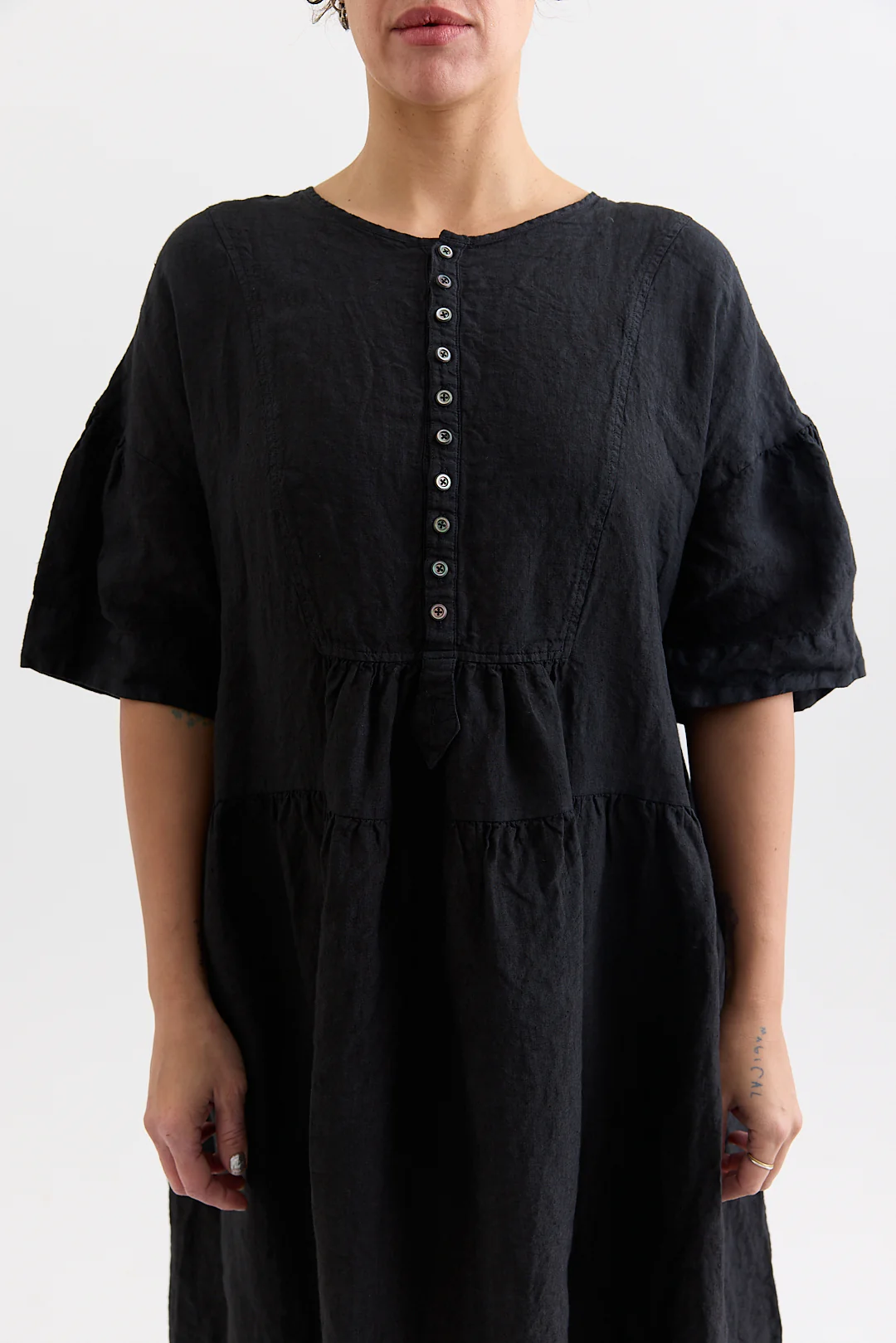 Gasa - Dropped Puff Dress - Image 3