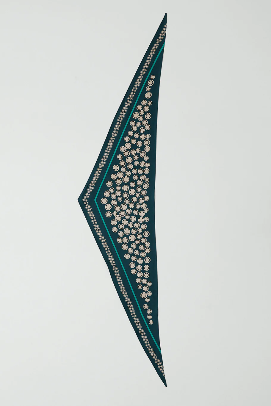 Toast - Spotted Carapace Print Silk Bandana - Image 4