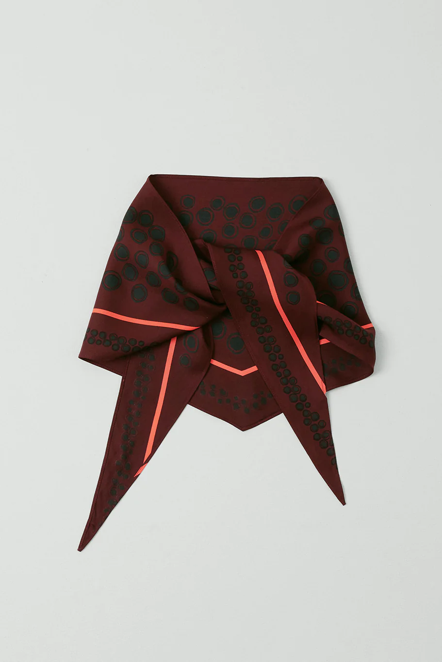 Toast - Spotted Carapace Print Silk Bandana - Image 9