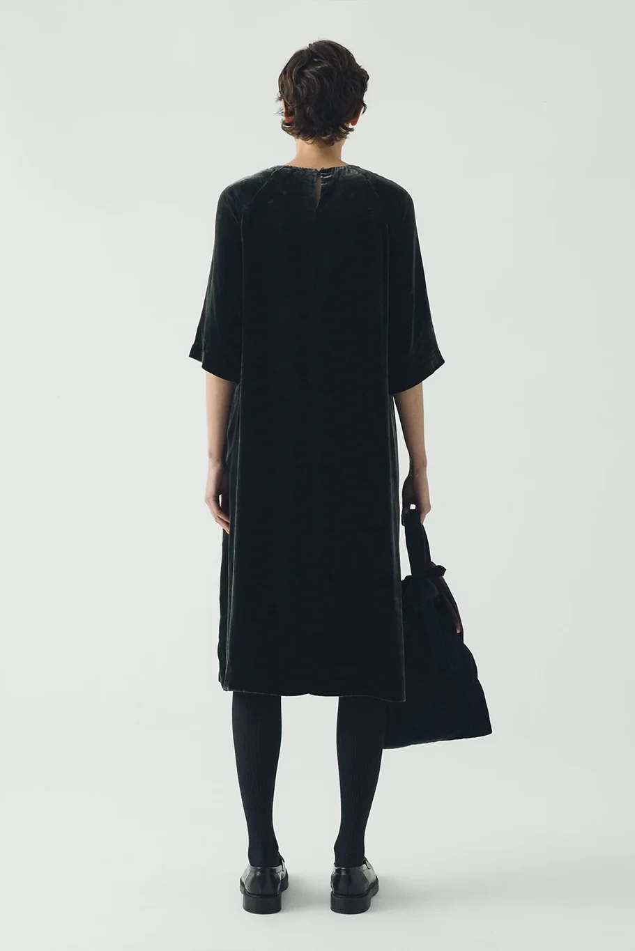 Toast - Cocoon Silk Velvet Dress - Image 4