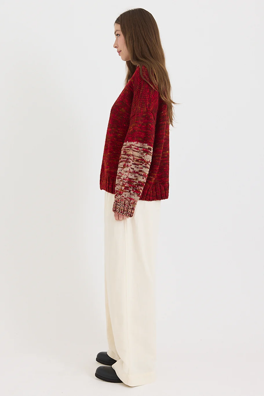 Toast - Hand Dyed High Neck Sweater - Image 4