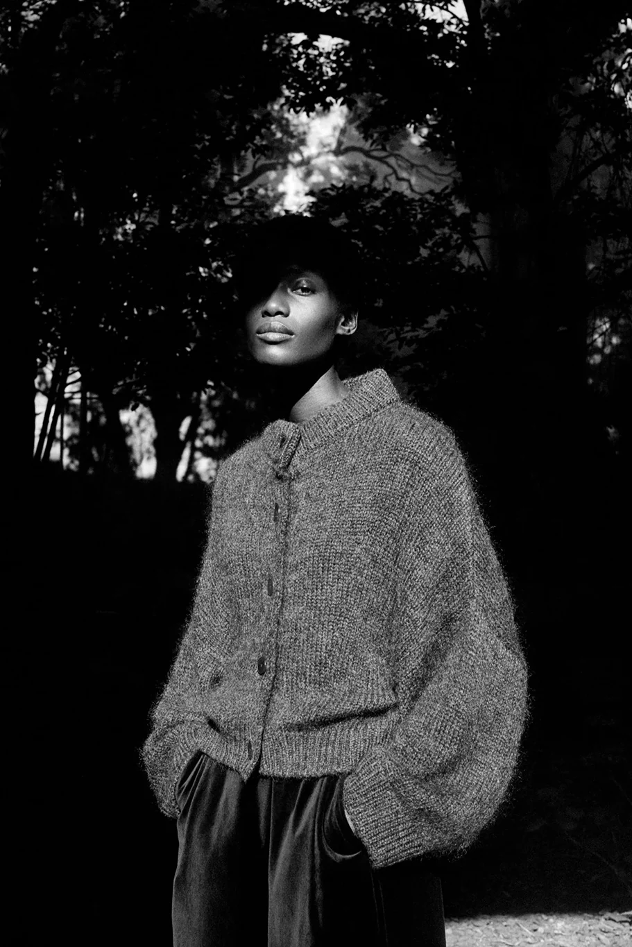 Toast - Wool Mohair Round Cardigan - Image 7
