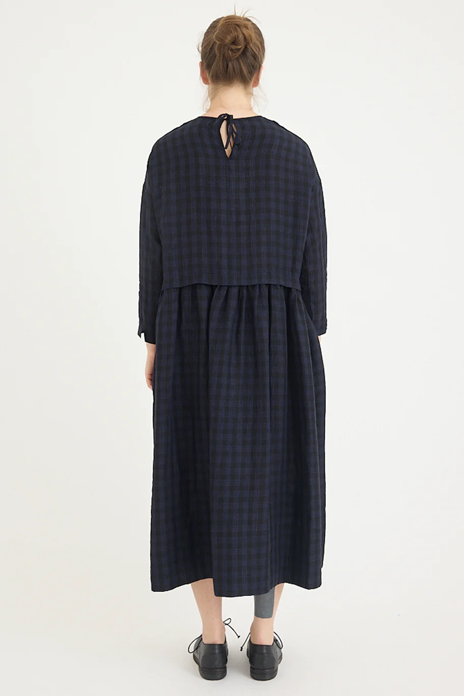 Toogood - The Archivist Dress - Linen Check - Image 5