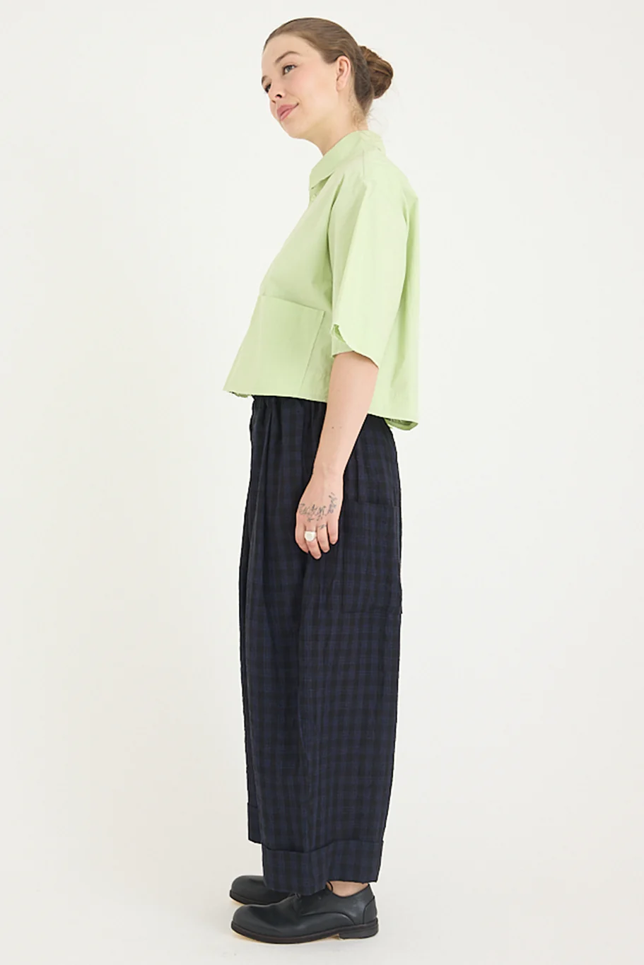 Toogood - The Baker Trouser - Linen Check - Image 5
