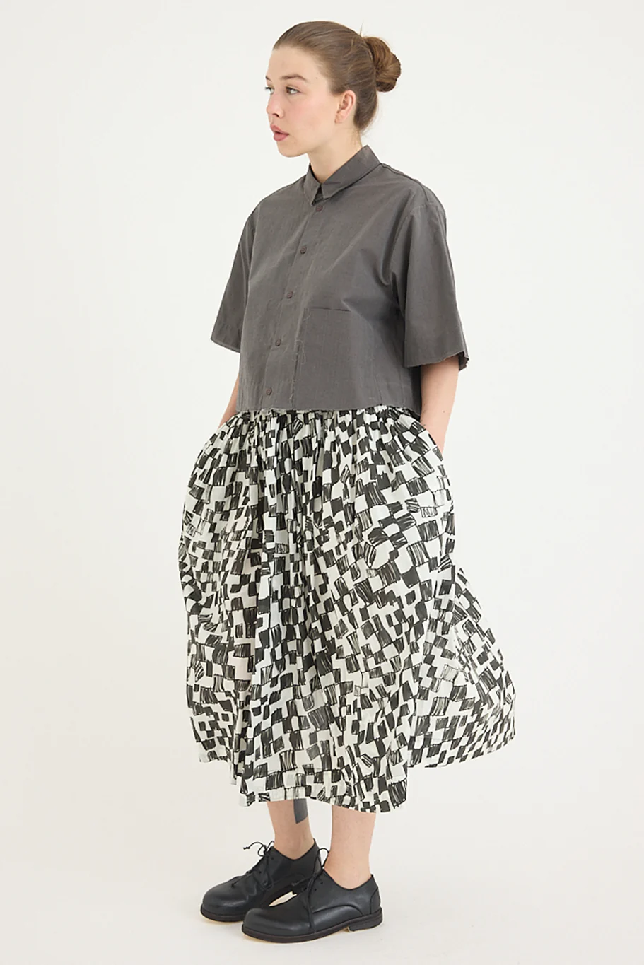 Toogood - The Dancer Skirt - Chequerboard - Image 3