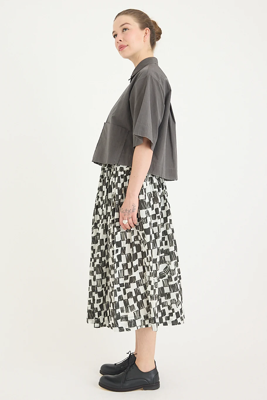 Toogood - The Dancer Skirt - Chequerboard - Image 6