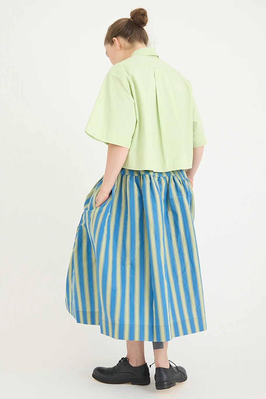 Toogood - The Dancer Skirt - Taffeta Stripe - Image 5